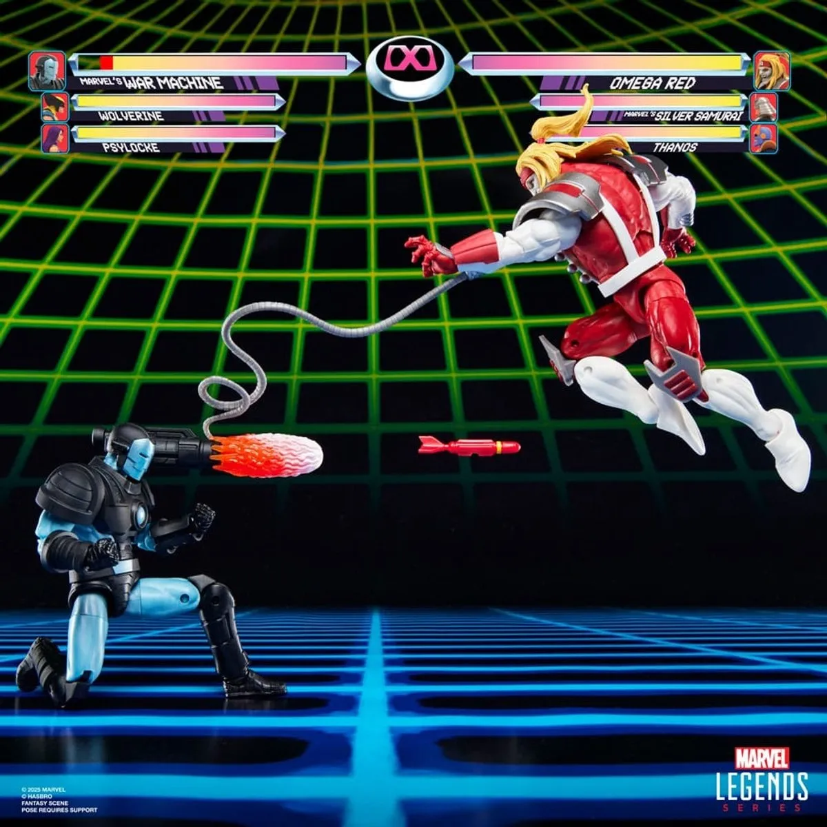 Hasbro Marvel Legends Gamerverse War Machine vs. Omega Red 2-Pack