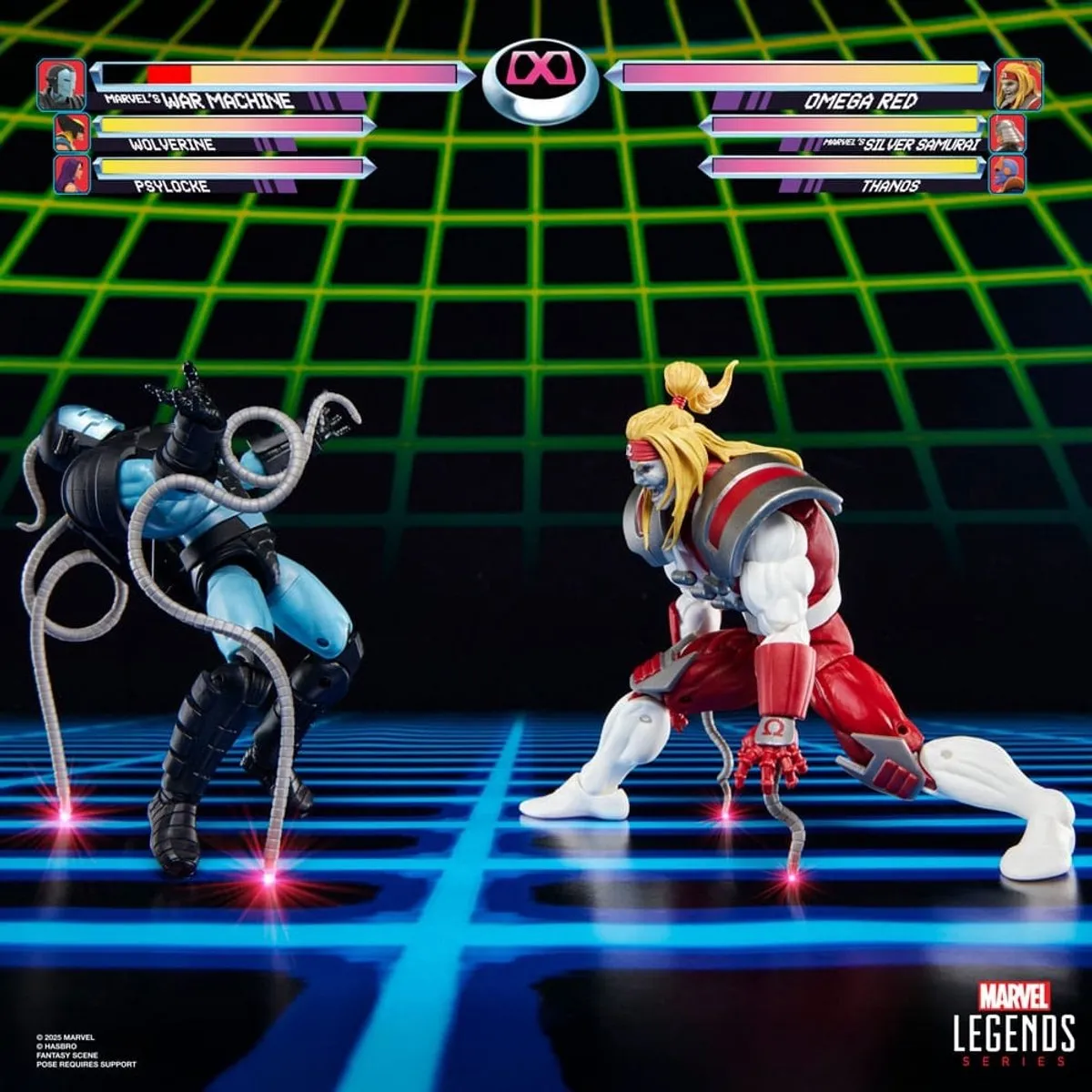 Hasbro Marvel Legends Gamerverse War Machine vs. Omega Red 2-Pack