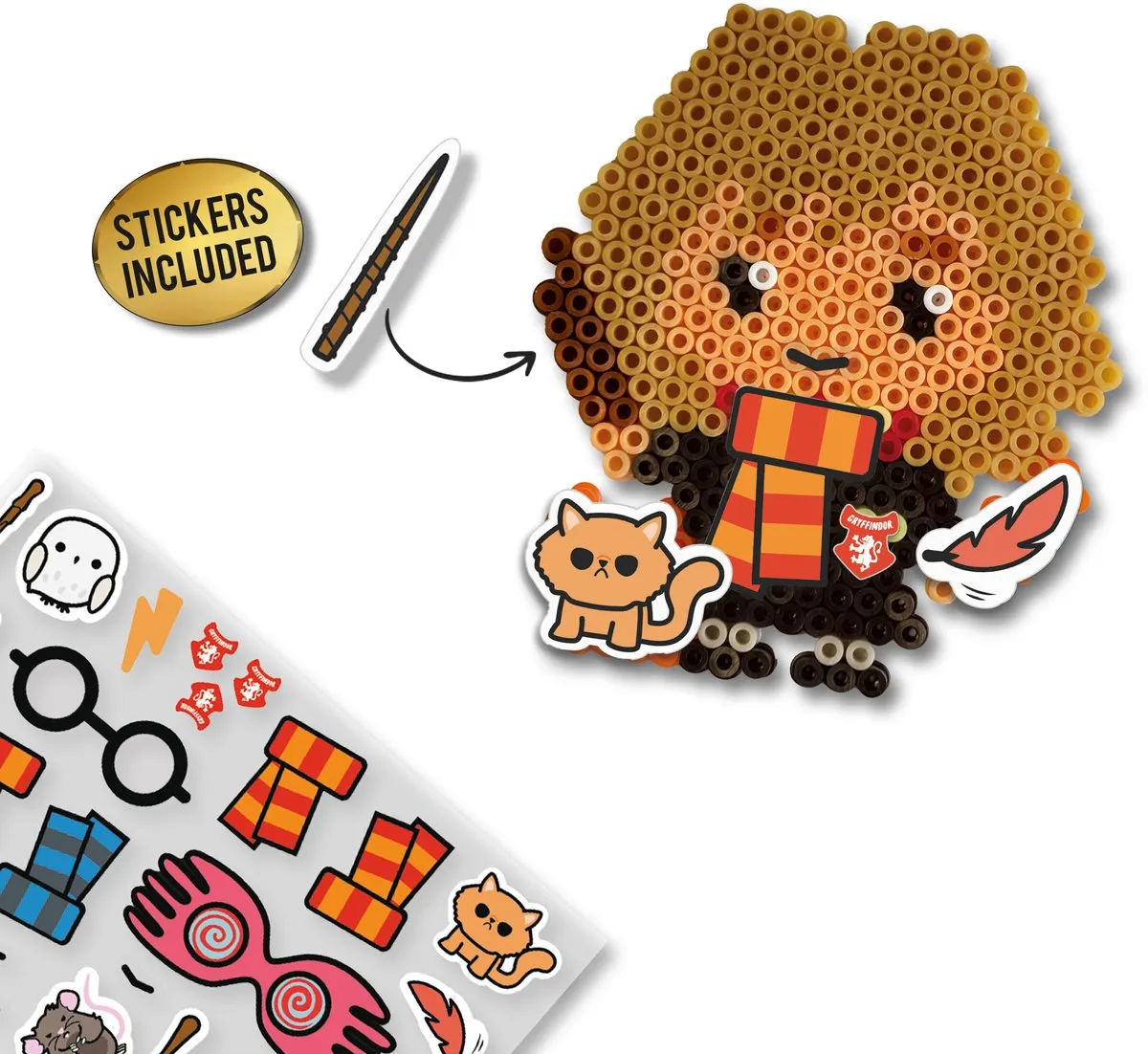 SES Creative Beedz Harry Potter Strijkkralen 2000 Stuks - Incl. grondplaten & stickers