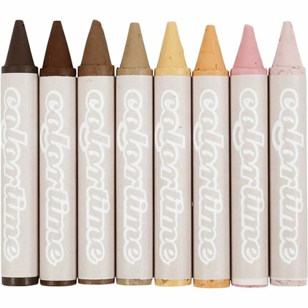 Waskrijt Naturel Kleuren