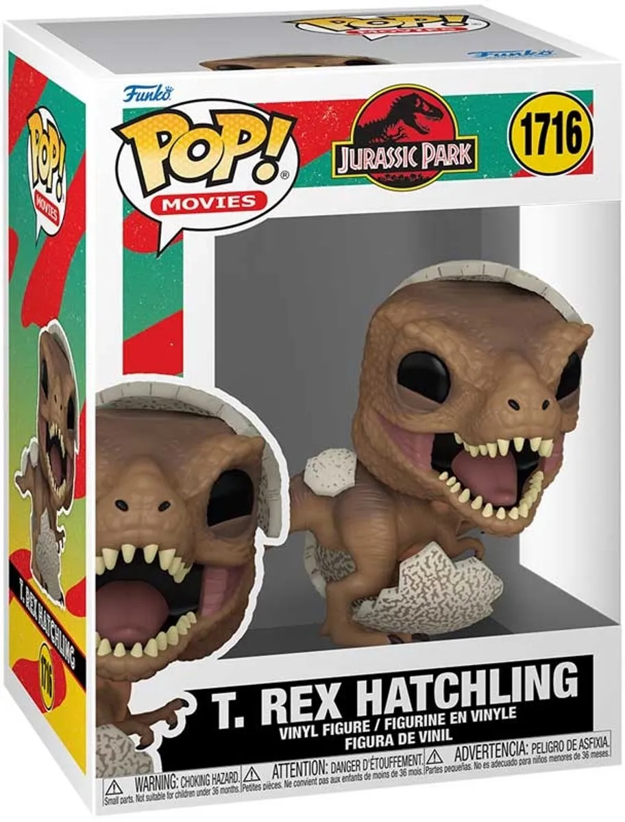 Funko Pop! T. Rex Hatchling 1716 Verzamelfiguur - 10cm - Multicolor