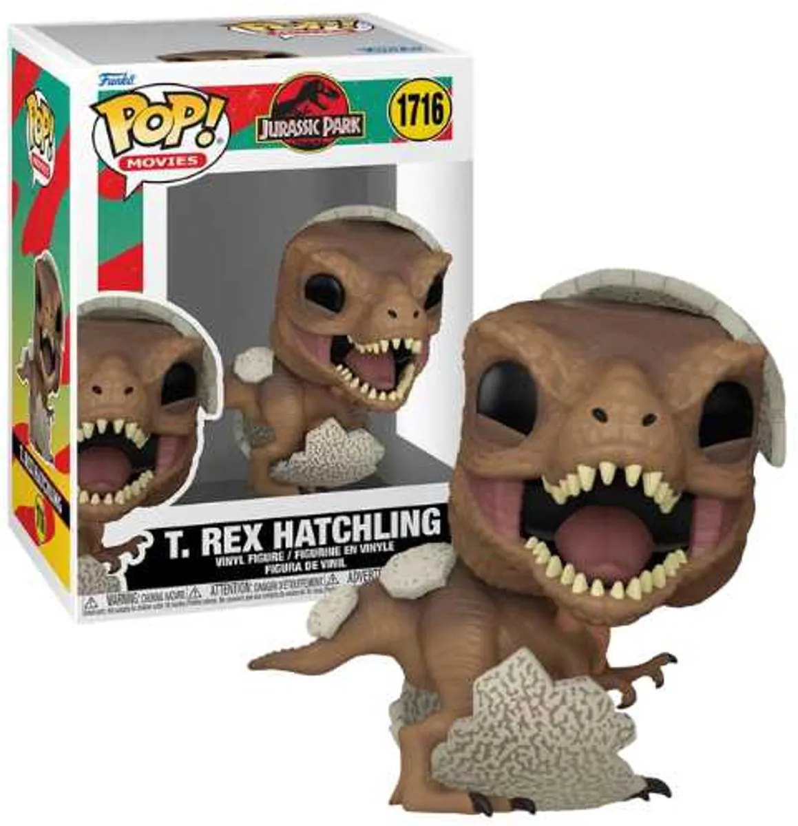 Funko Pop! T. Rex Hatchling 1716 Verzamelfiguur - 10cm - Multicolor
