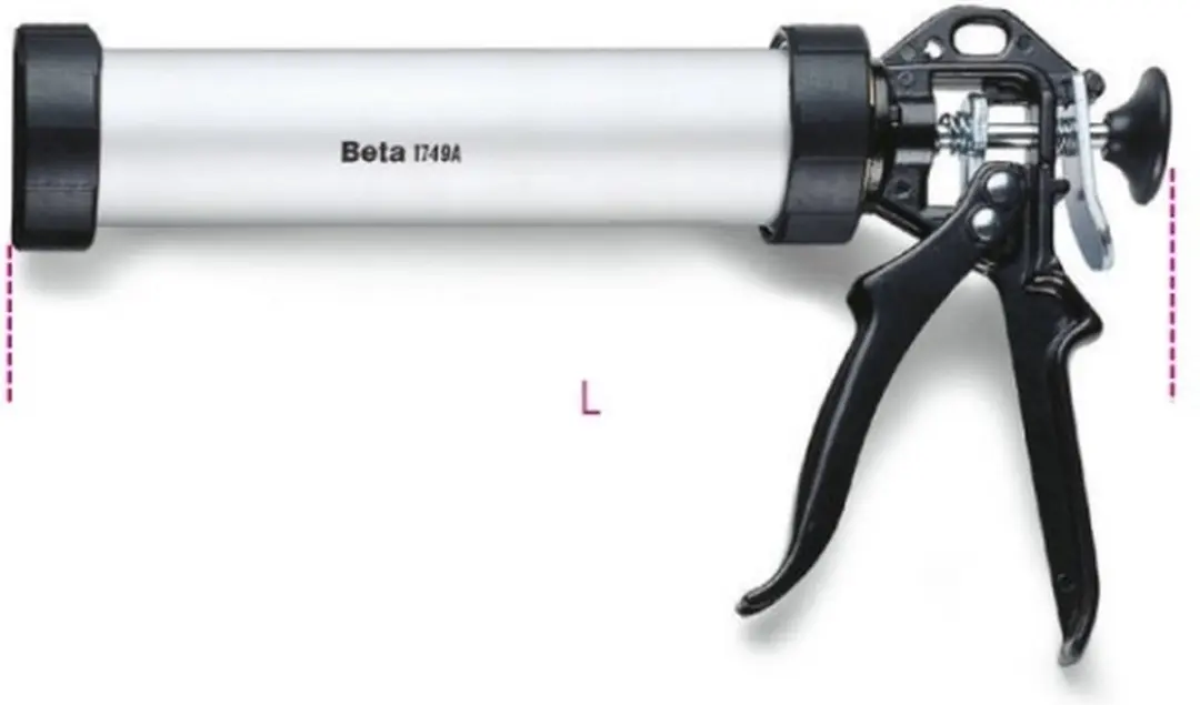 Beta Kitspuit Profi Aluminium - Zwart/Zilver