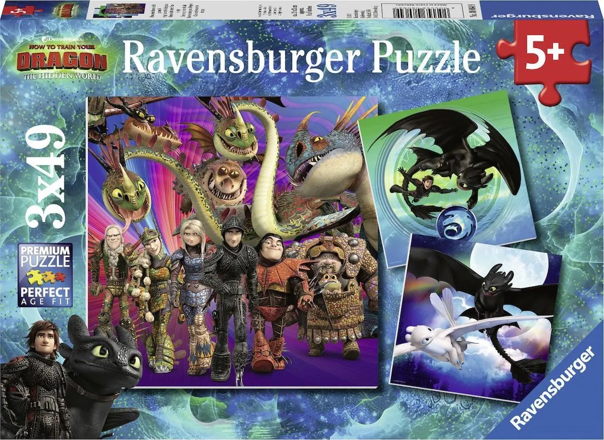 Ravensburger Dragons 3 Puzzel