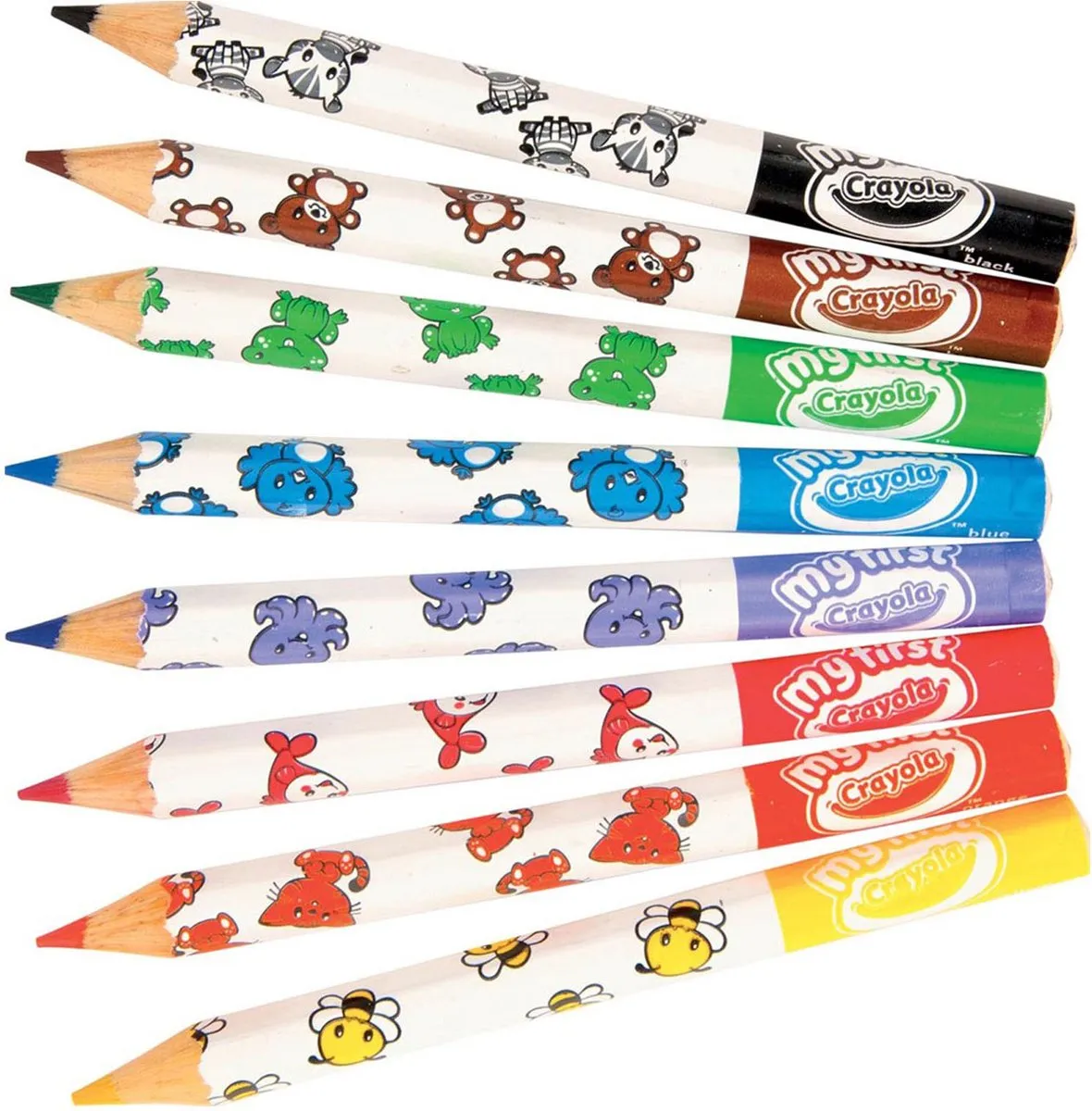 Crayola Mini Kids Dikke Kleurpotloden - 8 Stuks - Veelkleurig