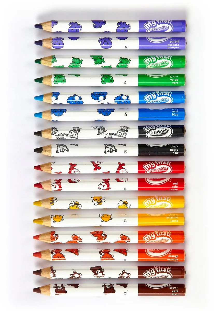 Crayola Mini Kids Dikke Kleurpotloden - 8 Stuks - Veelkleurig
