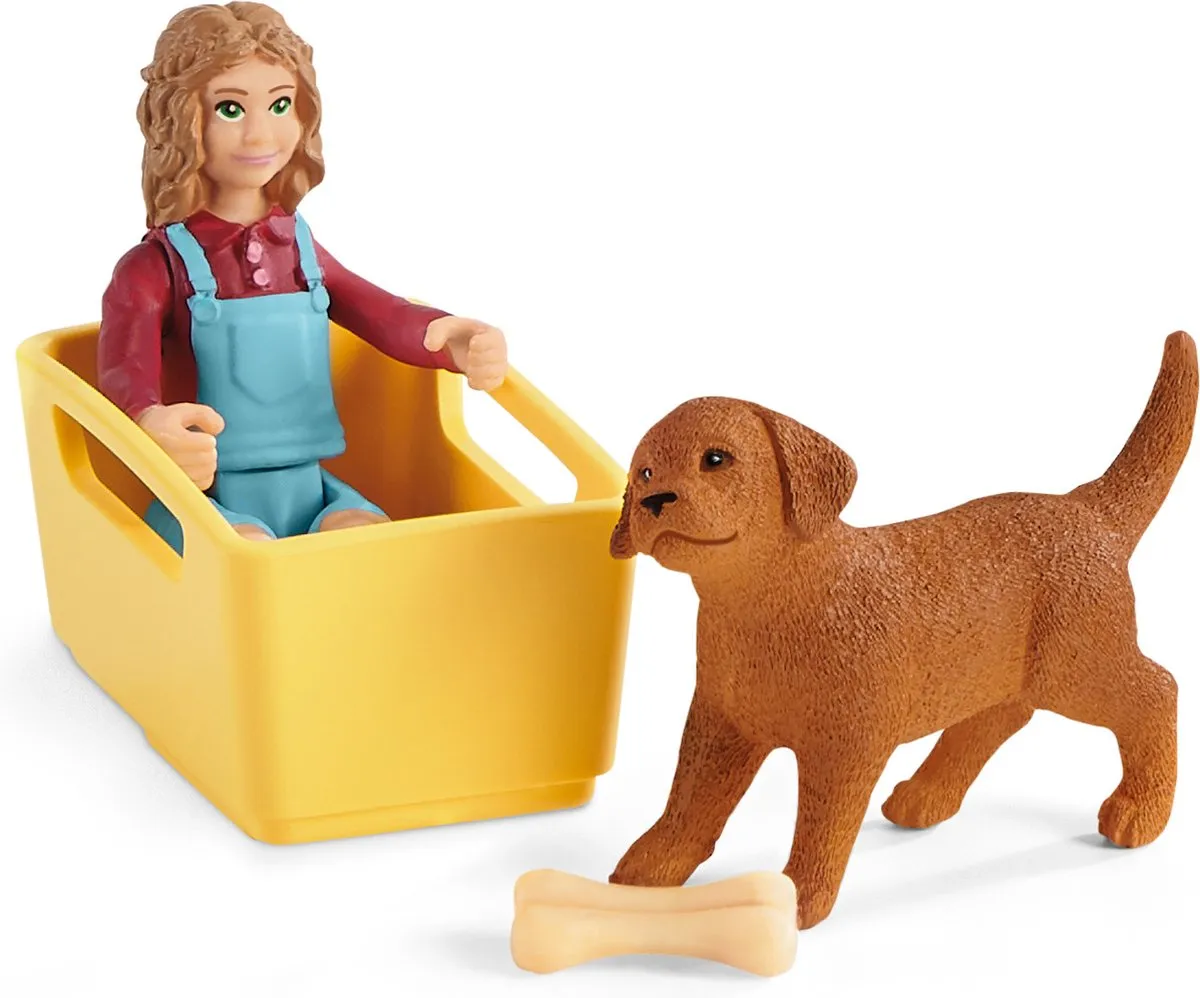 Schleich Farm World Uitje met Bolderkar Speelfigurenset 42543