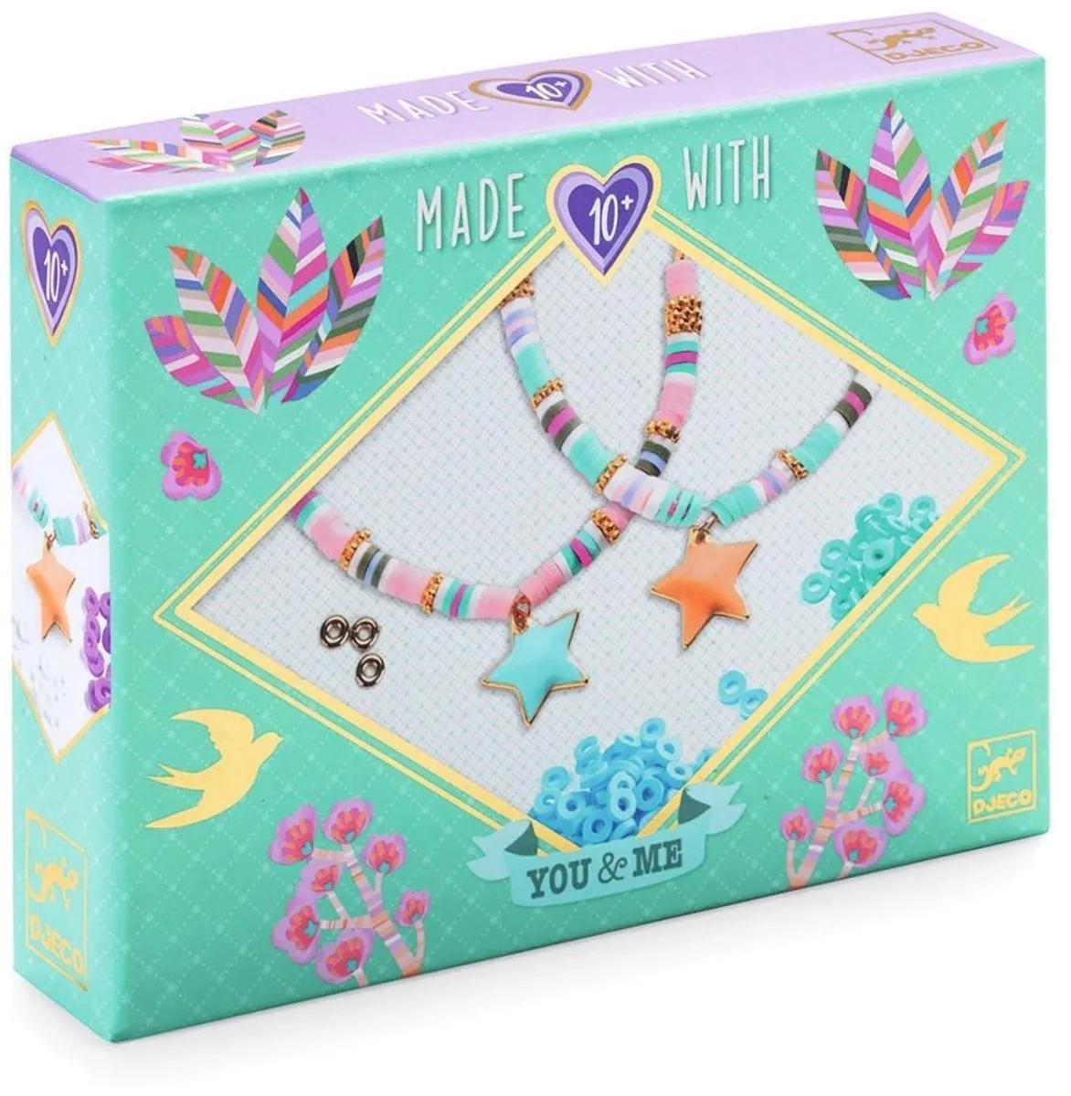 Djeco Star Heishi Kralen & Sieraden Set - 596 Stuks Multicolor