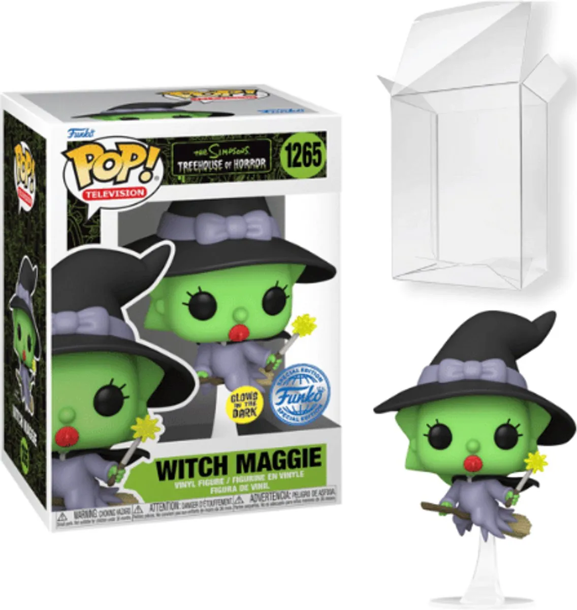 Funko Pop! The Simpsons Witch Maggie #1265 Glow-in-the-dark