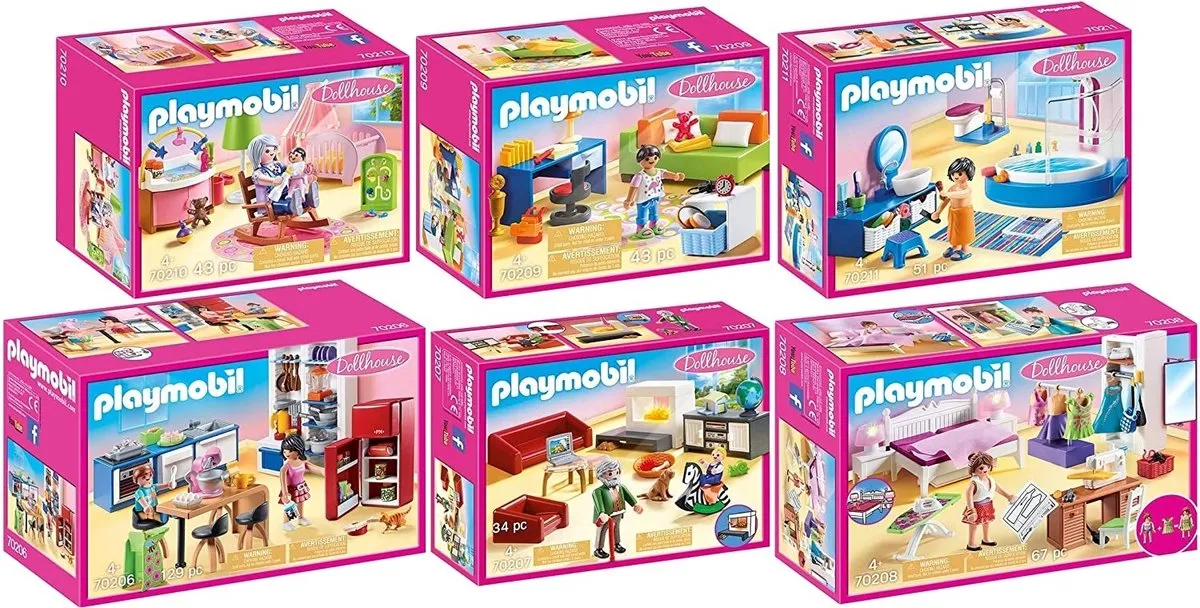Playmobil Dollhouse Set 6-delig