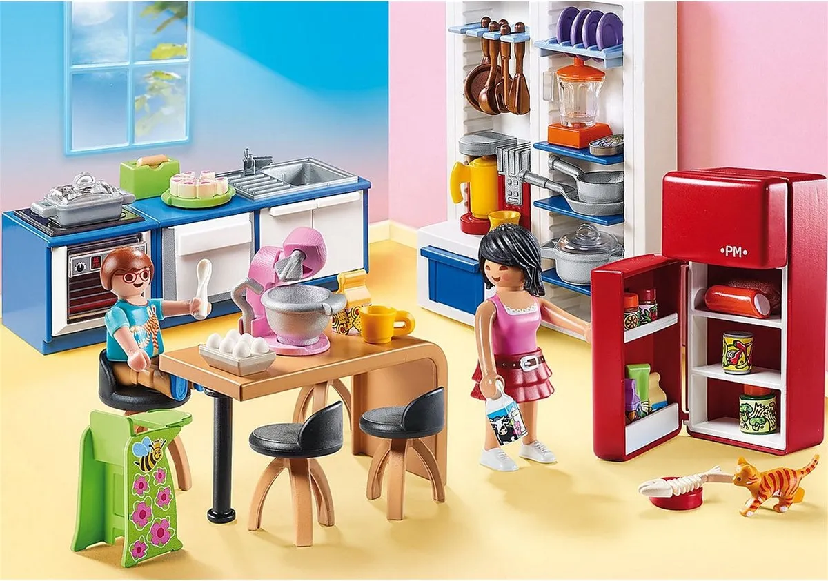 Playmobil Dollhouse Set 6-delig - Multicolor