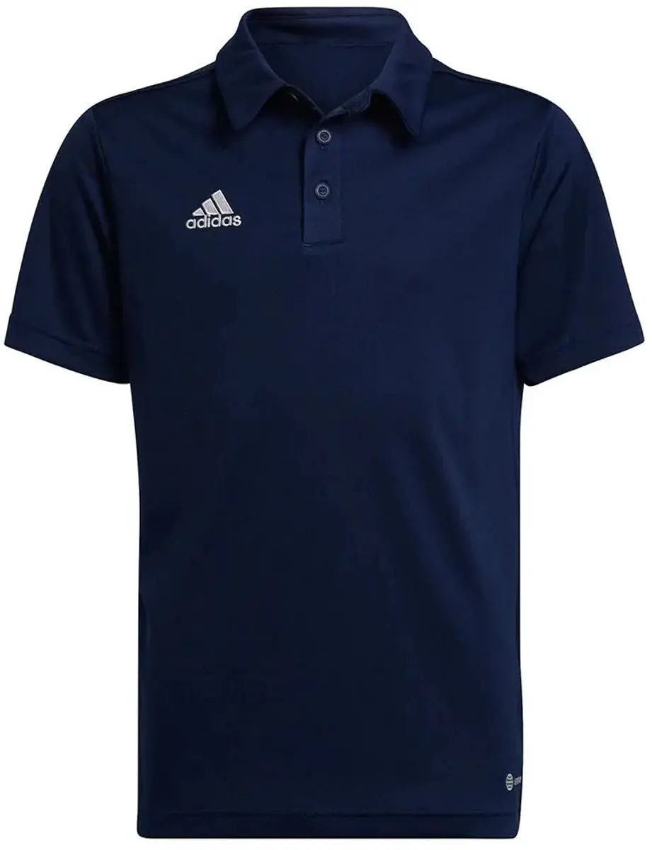 Adidas Entrada 22 Korte Mouw Poloshirt Blauw 15-16 Years Jongens,Meisjes