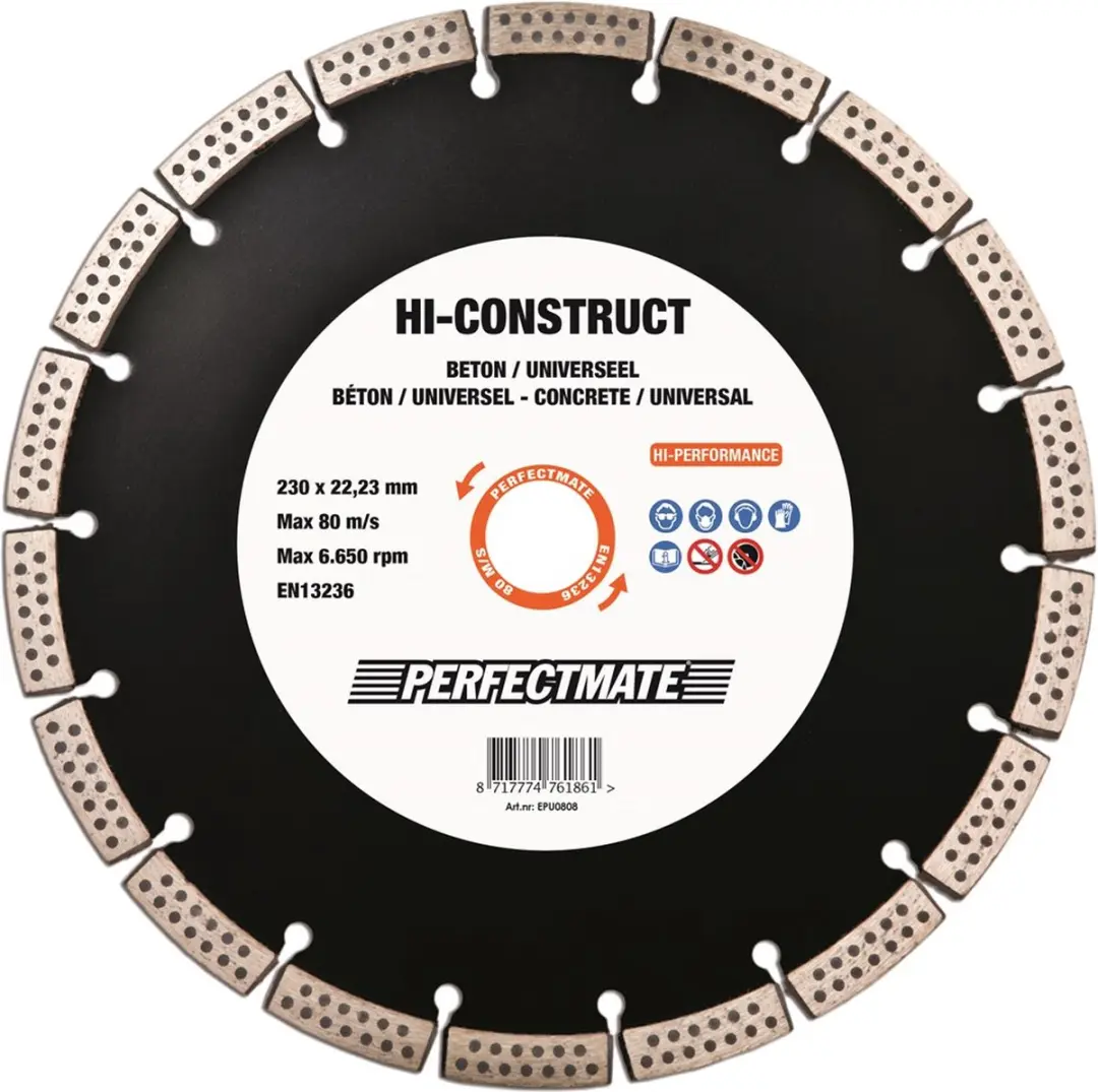 Perfectmate Hi-Construct diamantzaagblad