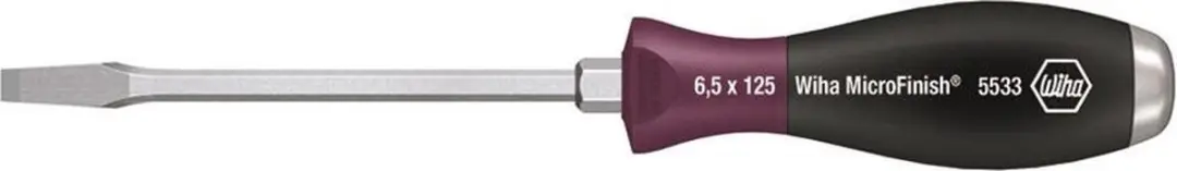 Wiha 5533 MicroFinish Schroevendraaier met zeskantschacht en slagkop