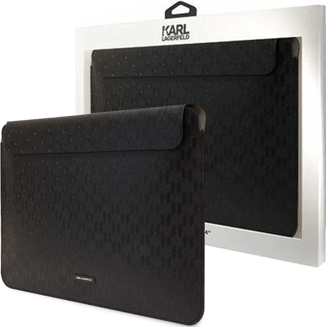 Karl Lagerfeld sleeve geschikt voor MacBook Air 13'' (M2/M3)/MacBook Pro/MacBook