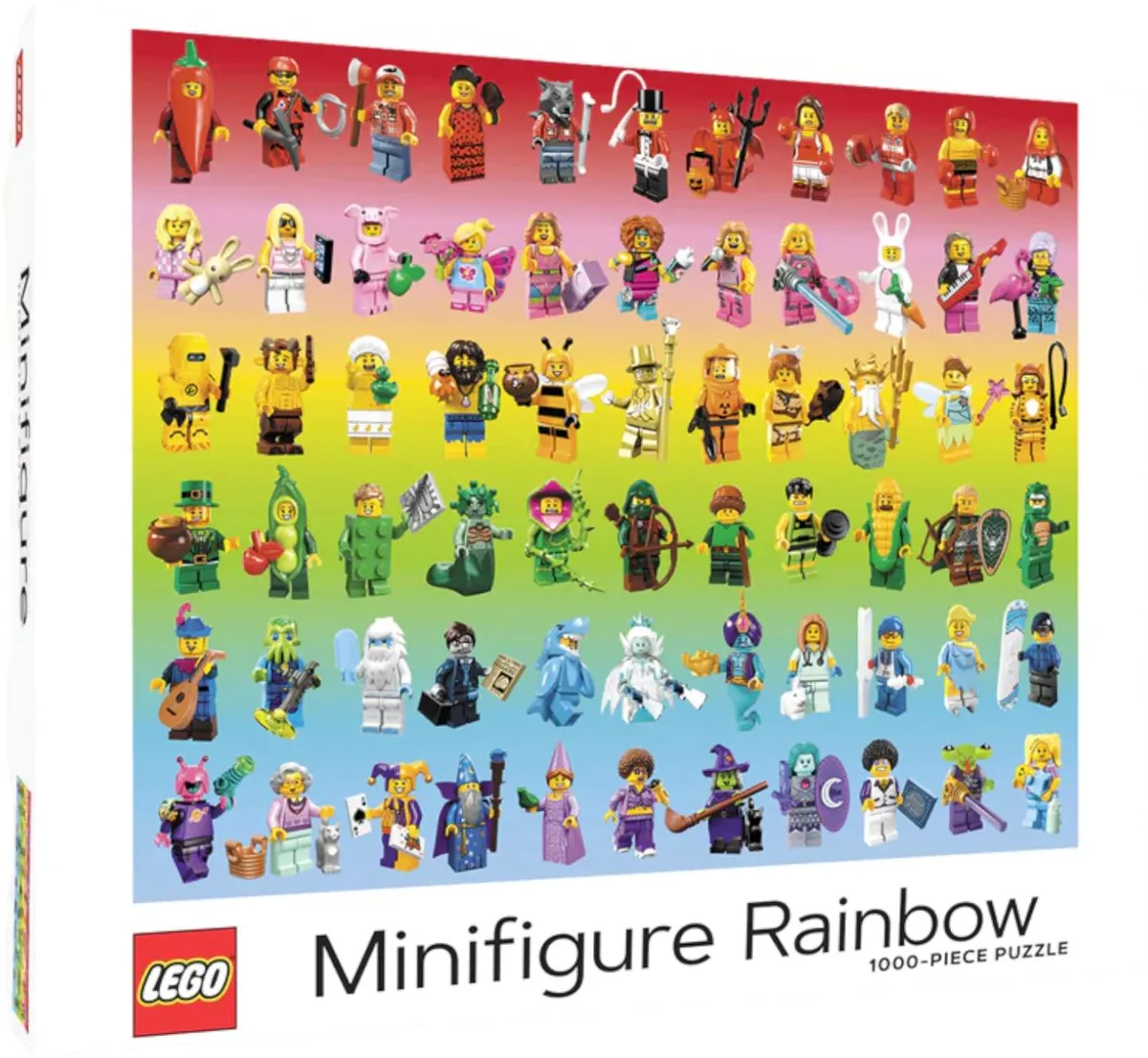 LEGO Minifiguren Rainbow Puzzel 1000 Stuks