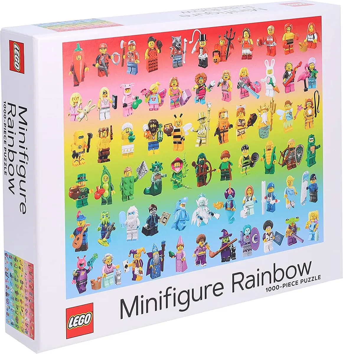LEGO Minifiguren Rainbow Puzzel 1000 Stuks - Multicolor