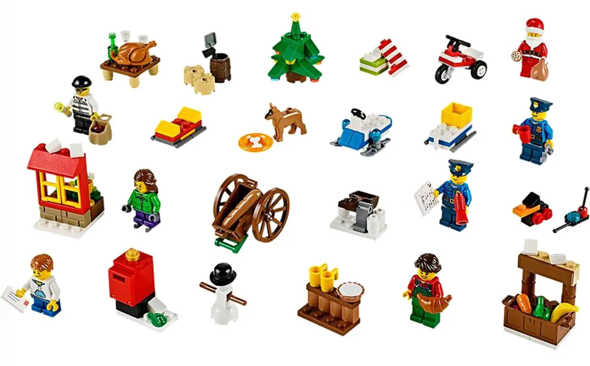 LEGO City Adventkalender 60063 - 218 Stukken - 7 Minifiguren