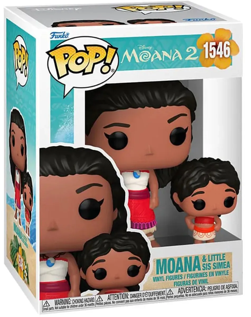 Funko Pop! Vaiana 2 Moana & Little Sis Simea - Multicolor