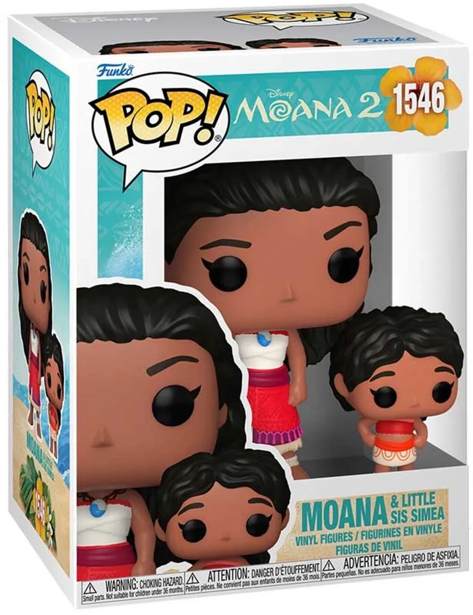 Funko Pop! Vaiana 2 Moana & Little Sis Simea - Multicolor
