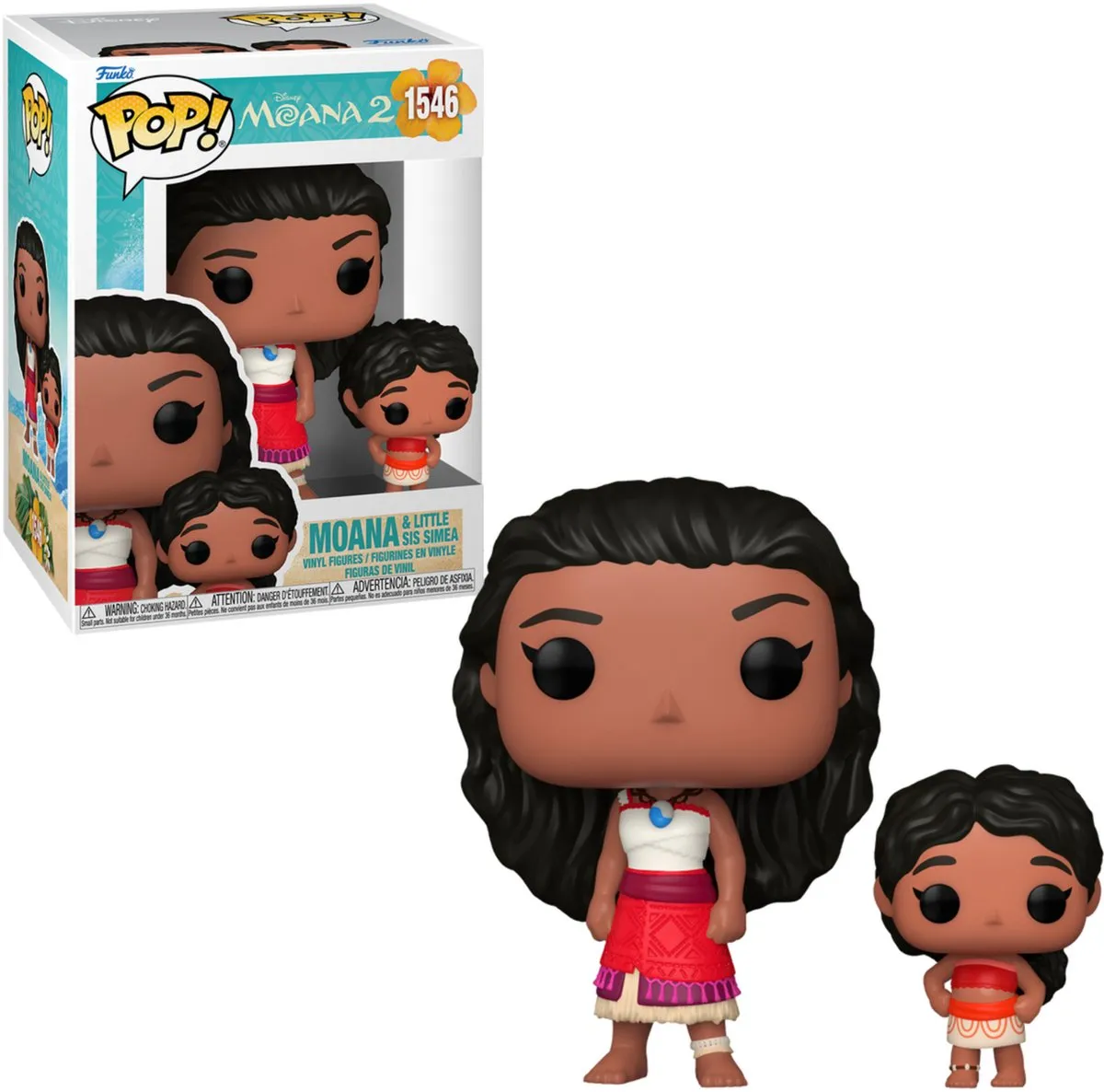 Funko Pop! Vaiana 2 Moana & Little Sis Simea