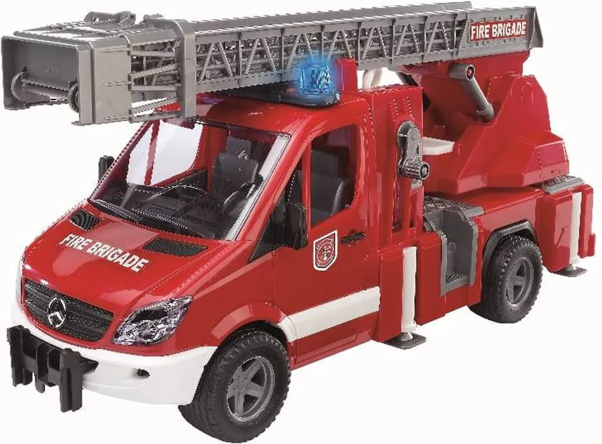 Bruder Mercedes-Benz Brandweerauto 2532 - Licht & Geluid - Rood