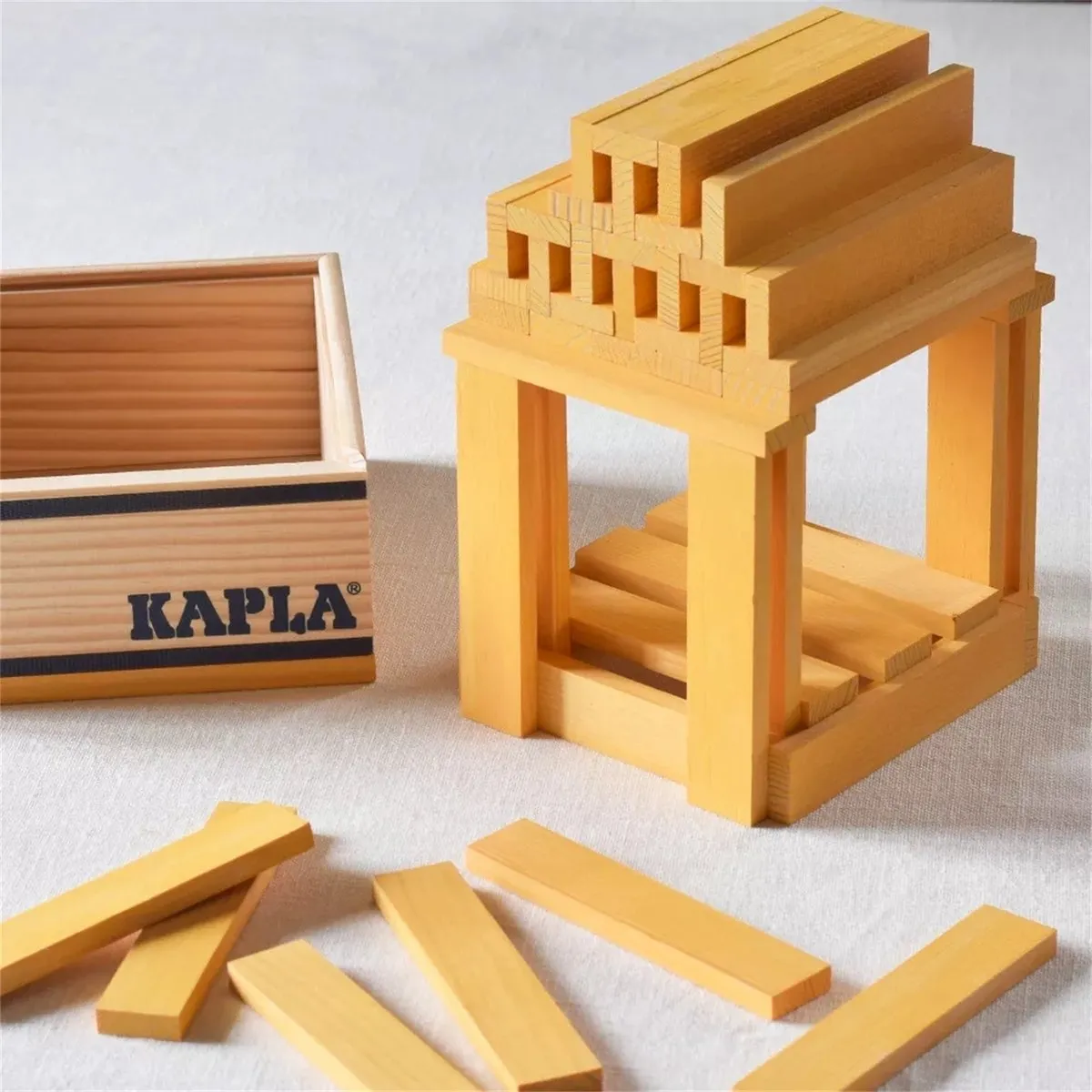KAPLA Constructiespeelgoed Geel - 40 Plankjes