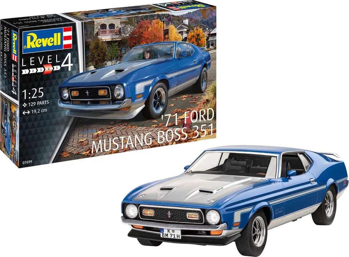 Revell 07699 Ford Mustang Boss 351 Modelbouwpakket