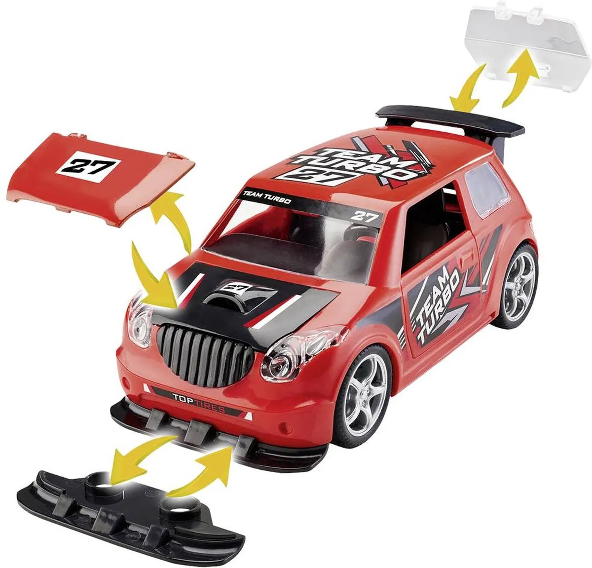 Revell 00910 Rallye Car Modelbouwpakket - 1:20 - Rood