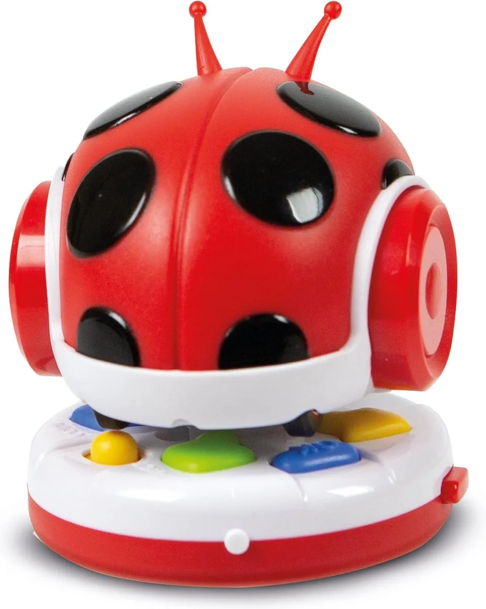 Clementoni Racing Bug Ladybug Junior Speelfiguur - 3-delig - Rood