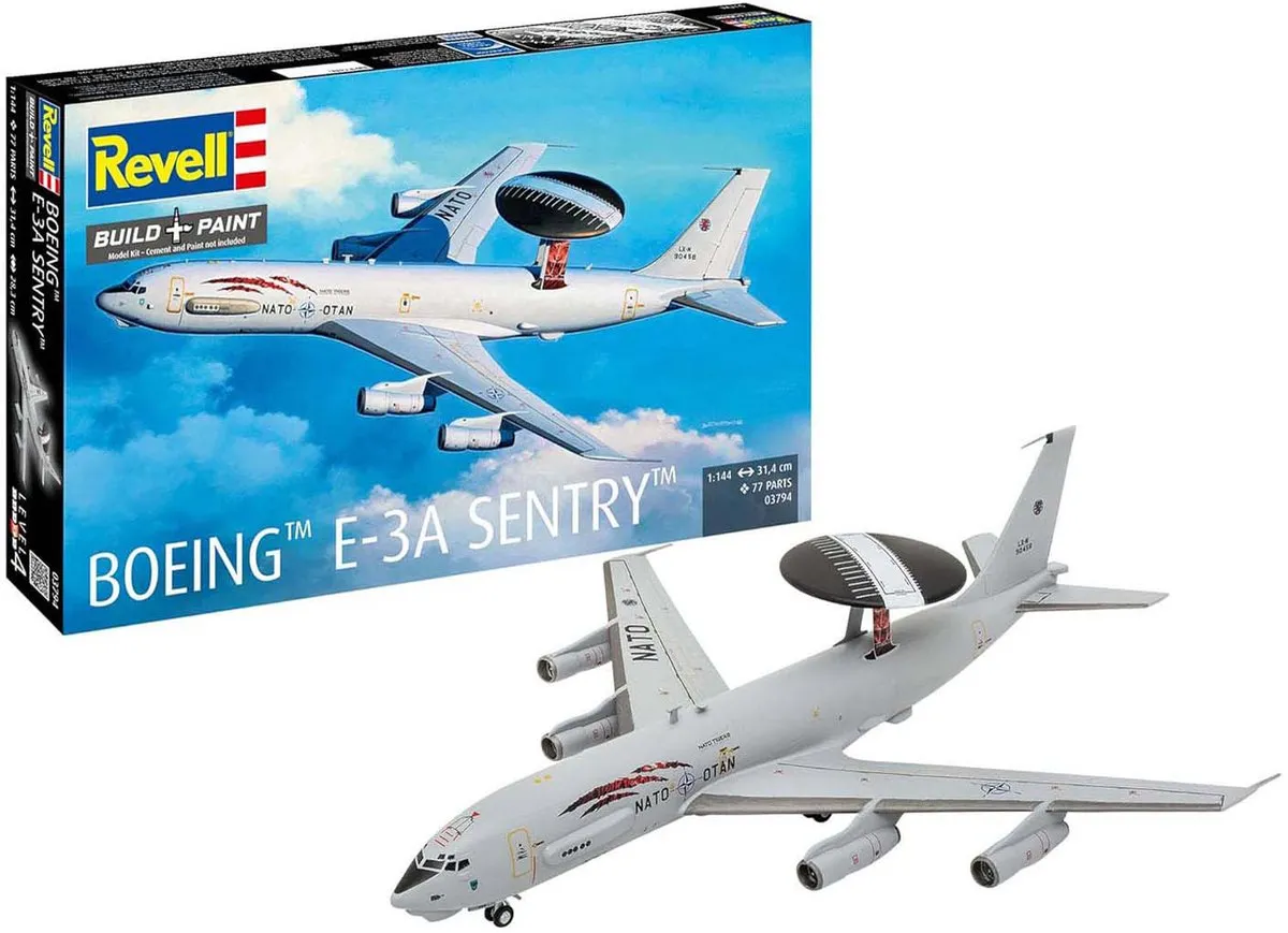 Revell Boeing E-3A Sentry 1:144 Modelbouwpakket - 77 Onderdelen