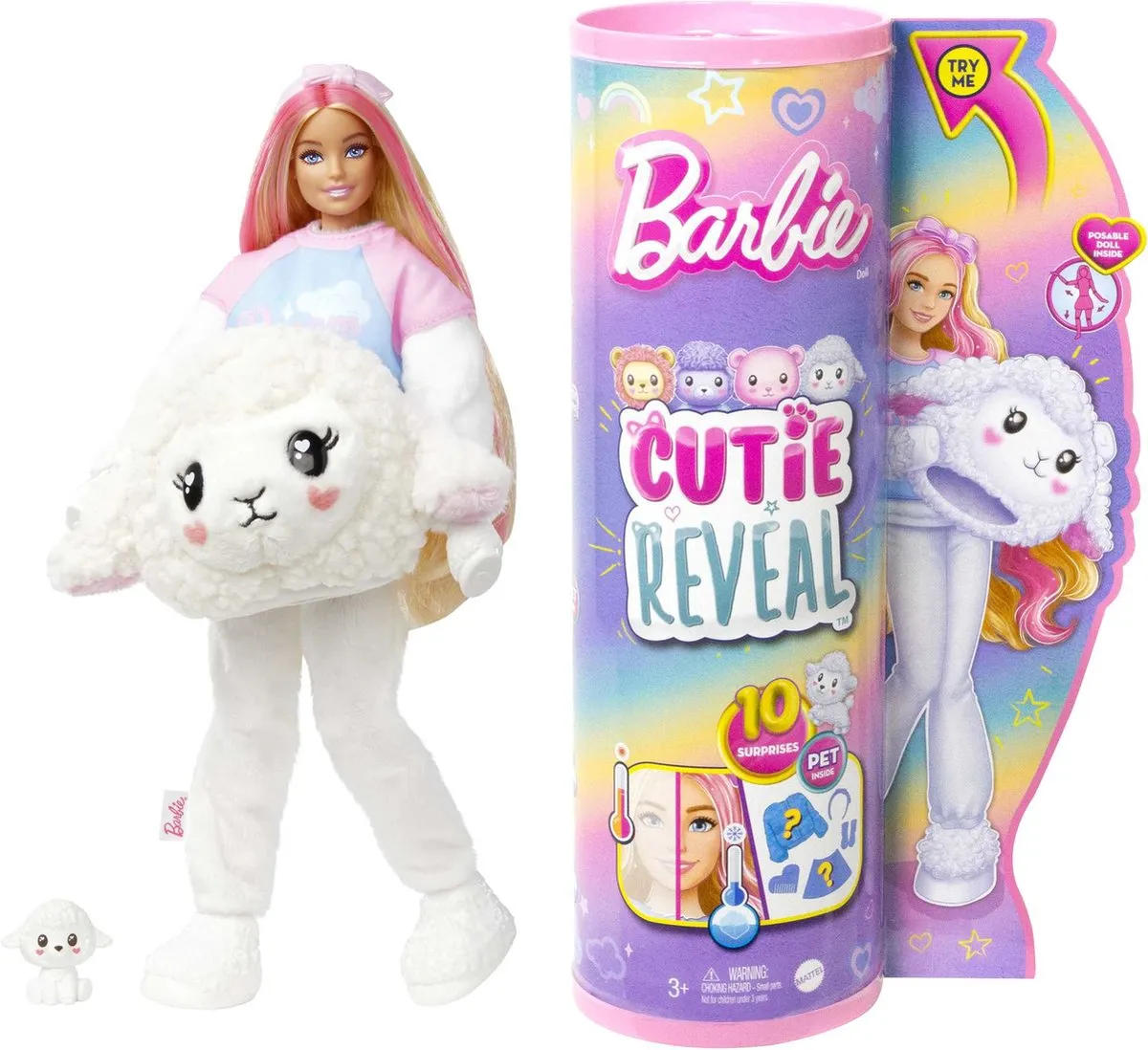 Barbie Cutie Reveal Schaap Pop - HKR03