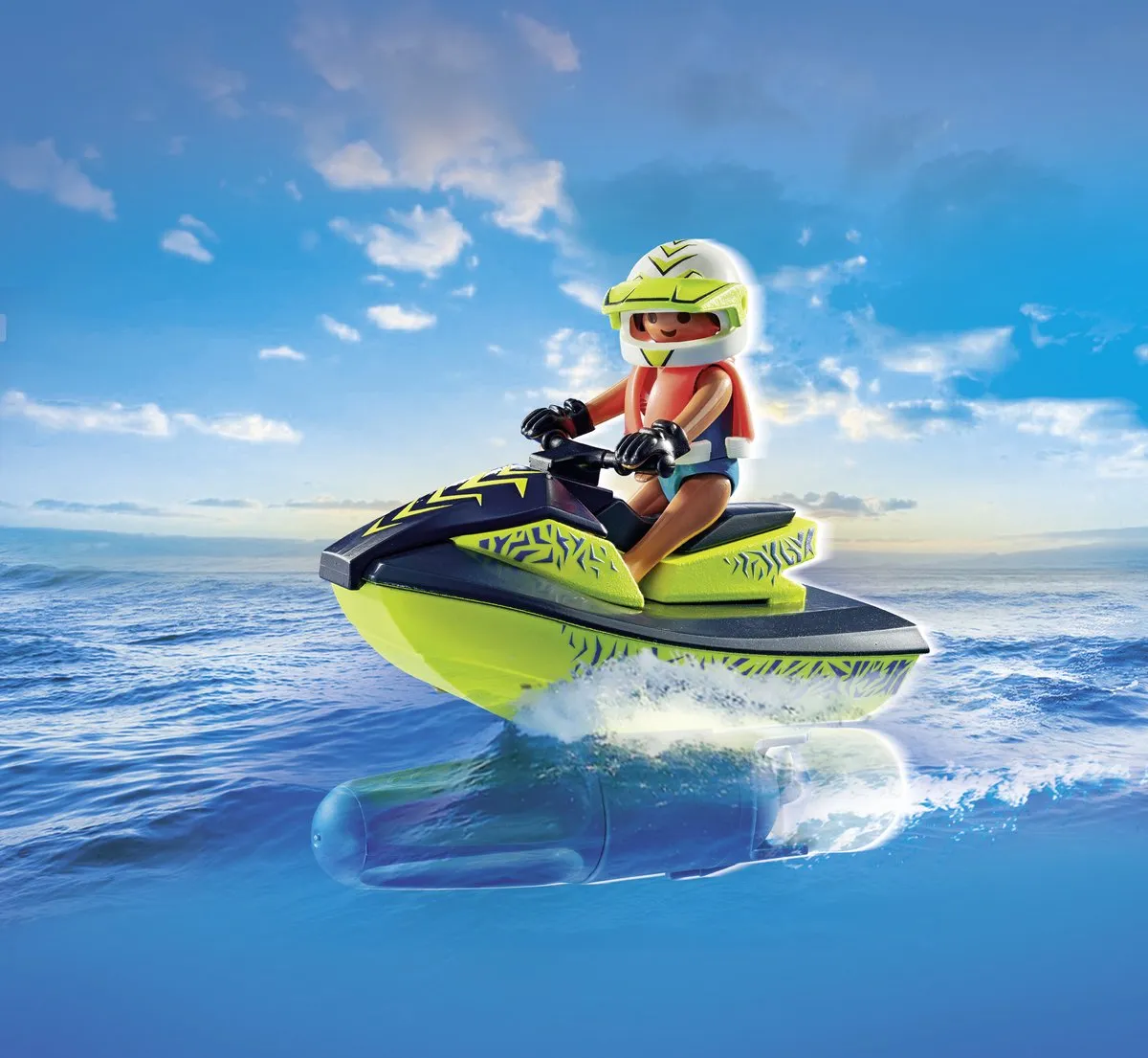 Playmobil Action Heroes Brandweerboot met Waterscooter 71464 - Multicolor