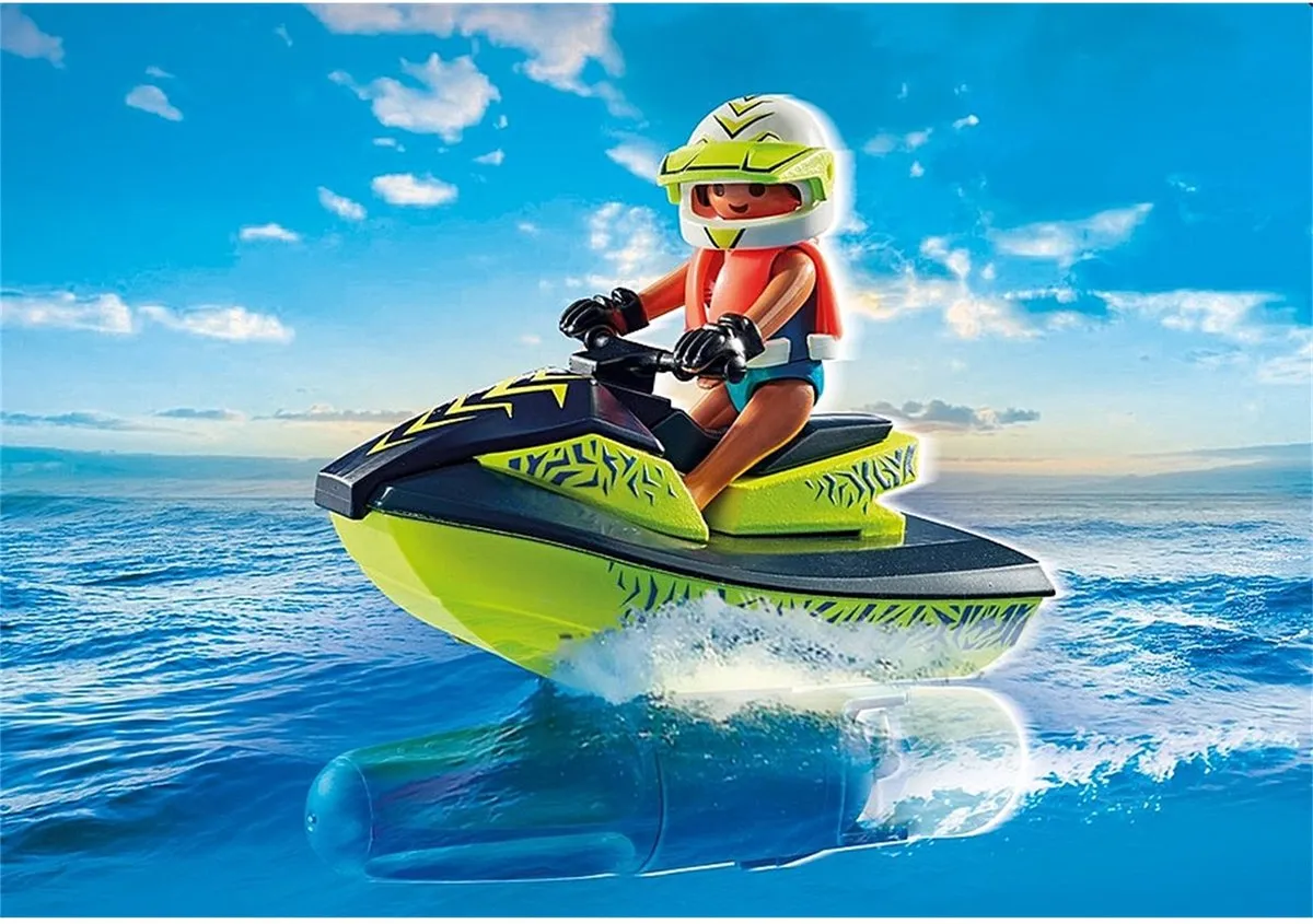 Playmobil Action Heroes Brandweerboot met Waterscooter 71464 - Multicolor