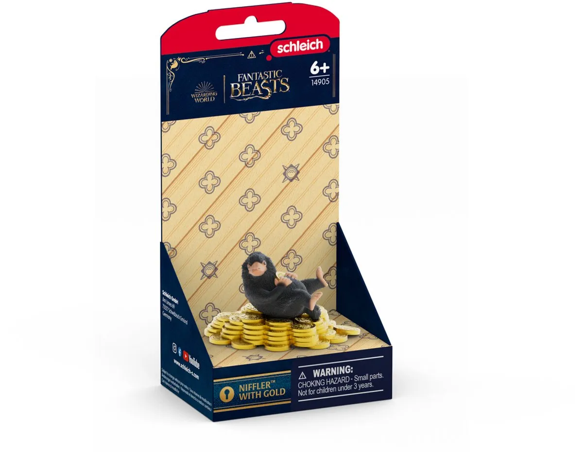 Schleich Wizarding World Delfstoffer 14905 - Zwart/Goud