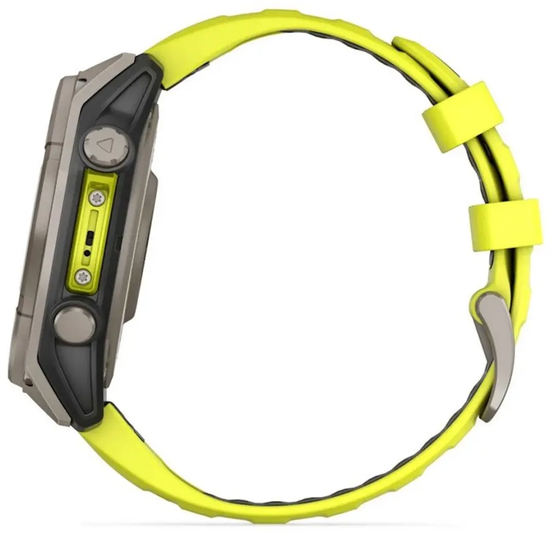 Garmin fēnix 8 47mm - Solar Sapphire - Titanium/Geel - afbeelding 5 van 6