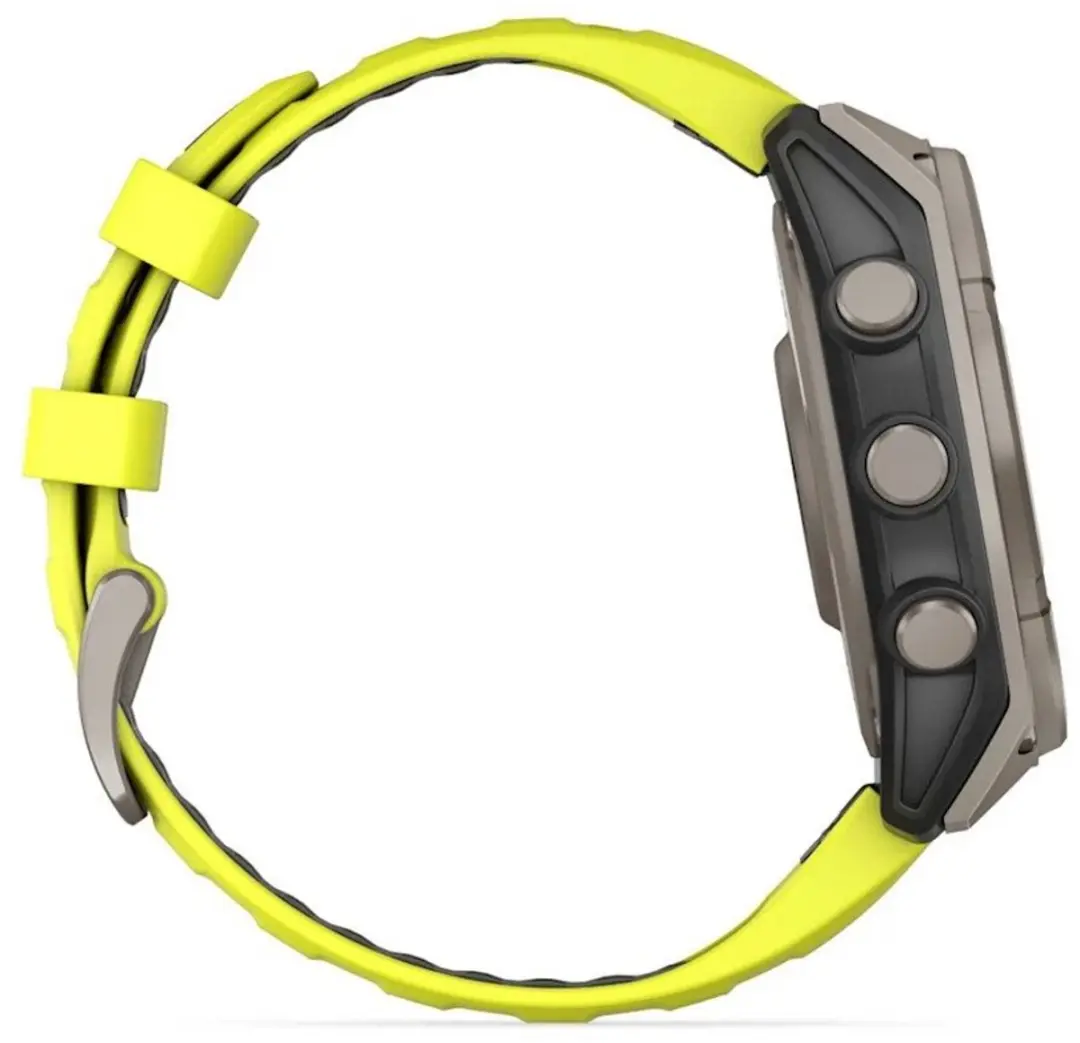 Garmin fēnix 8 47mm - Solar Sapphire - Titanium/Geel - afbeelding 6 van 6