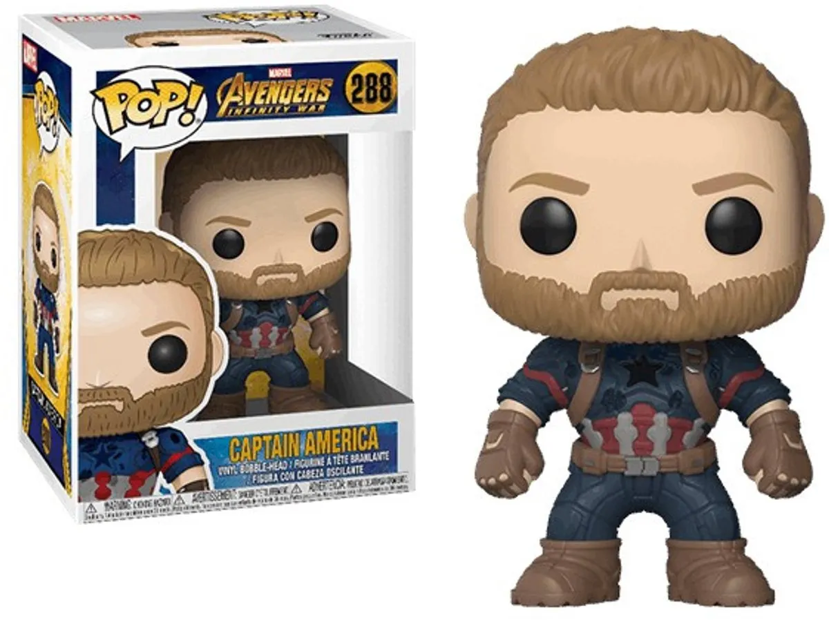 Funko Pop! Marvel Avengers Captain America #299 Walmart Excl.