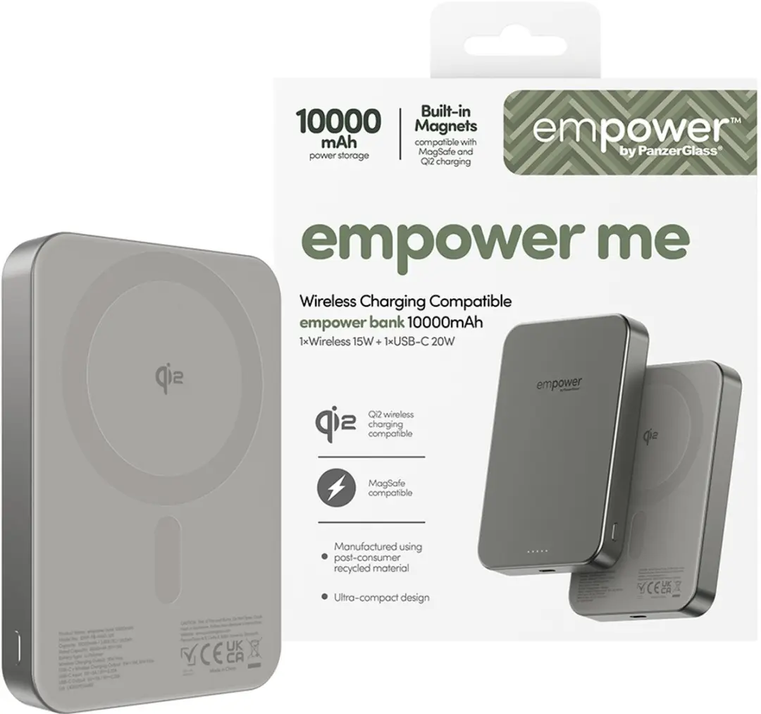 PanzerGlass empower MagSafe Powerbank 10000mAh EM77942 - Titanium - afbeelding 3 van 6