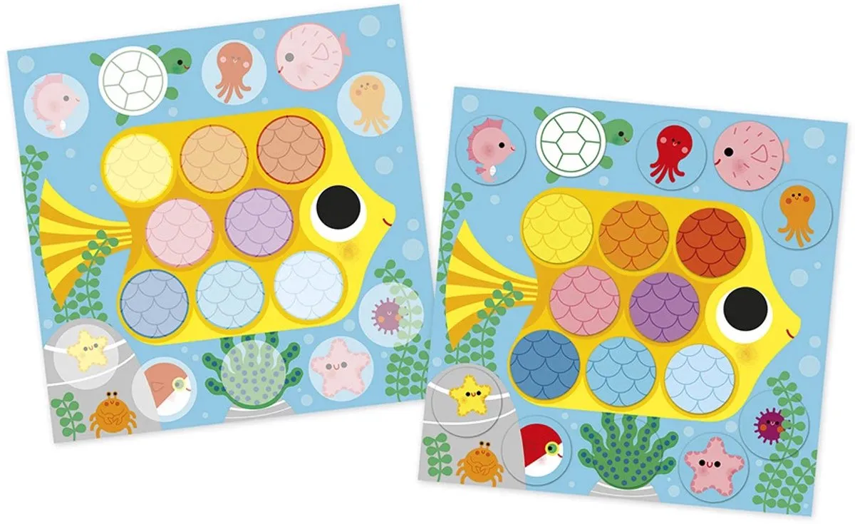 Janod My Arts & Crafts Vijverthema Stickerset - Multicolor - afbeelding 2 van 6