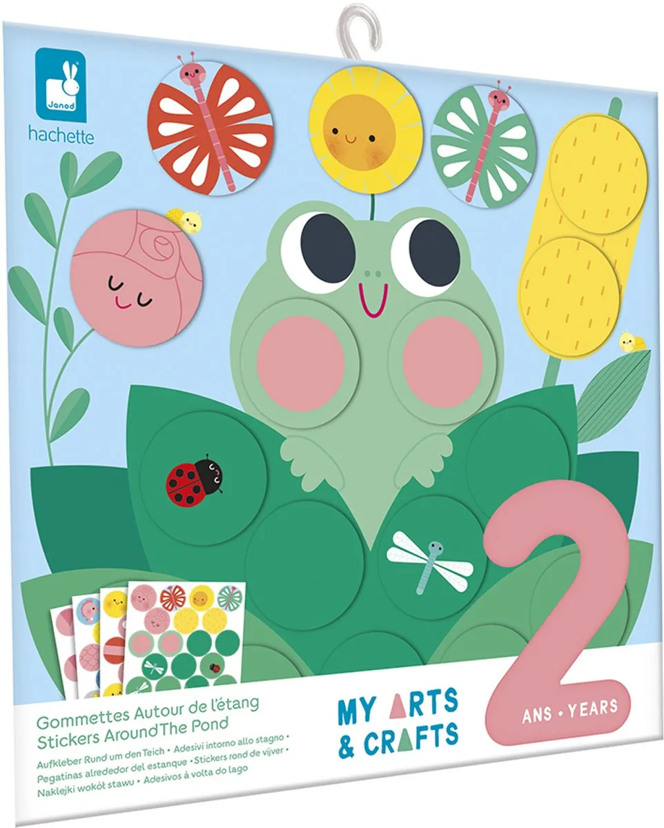 Janod My Arts & Crafts Vijverthema Stickerset