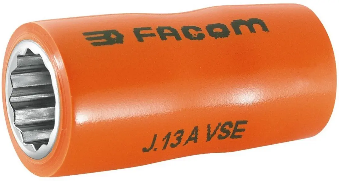 Facom Doppen 3/8 12-kant, tot 1000 Volt geïsoleerd, VSE-serie