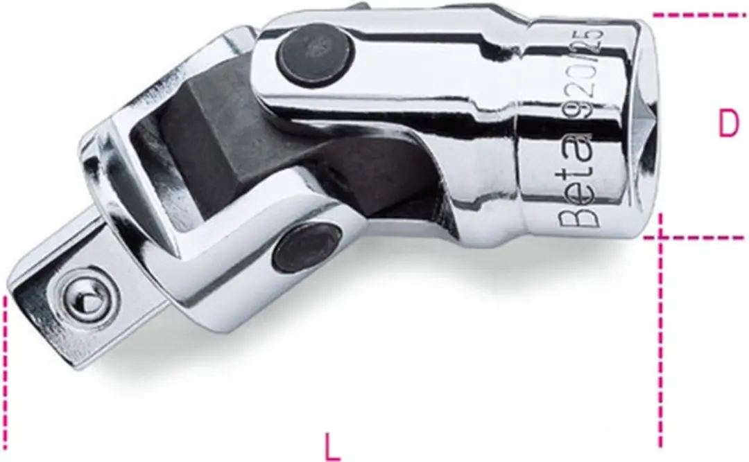 Beta Tools Kruiskoppeling 920/25 universeel 1/2"