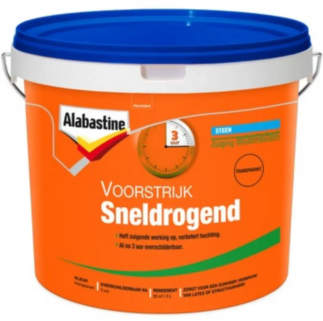 Alabastine Voorstrijk Sneldrogend 5L - Transparant
