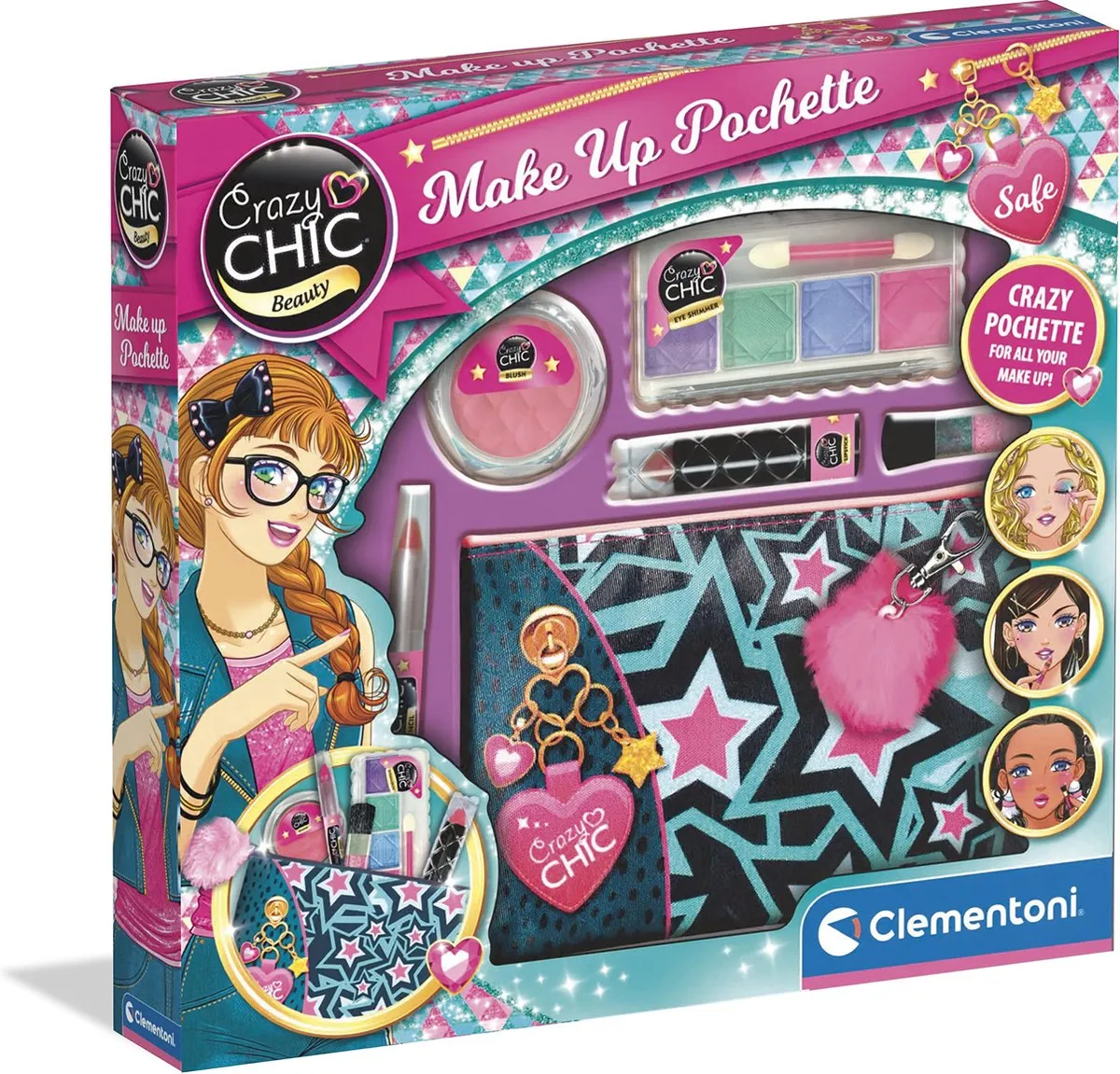 Clementoni Crazy Chic Make-Up Tasje