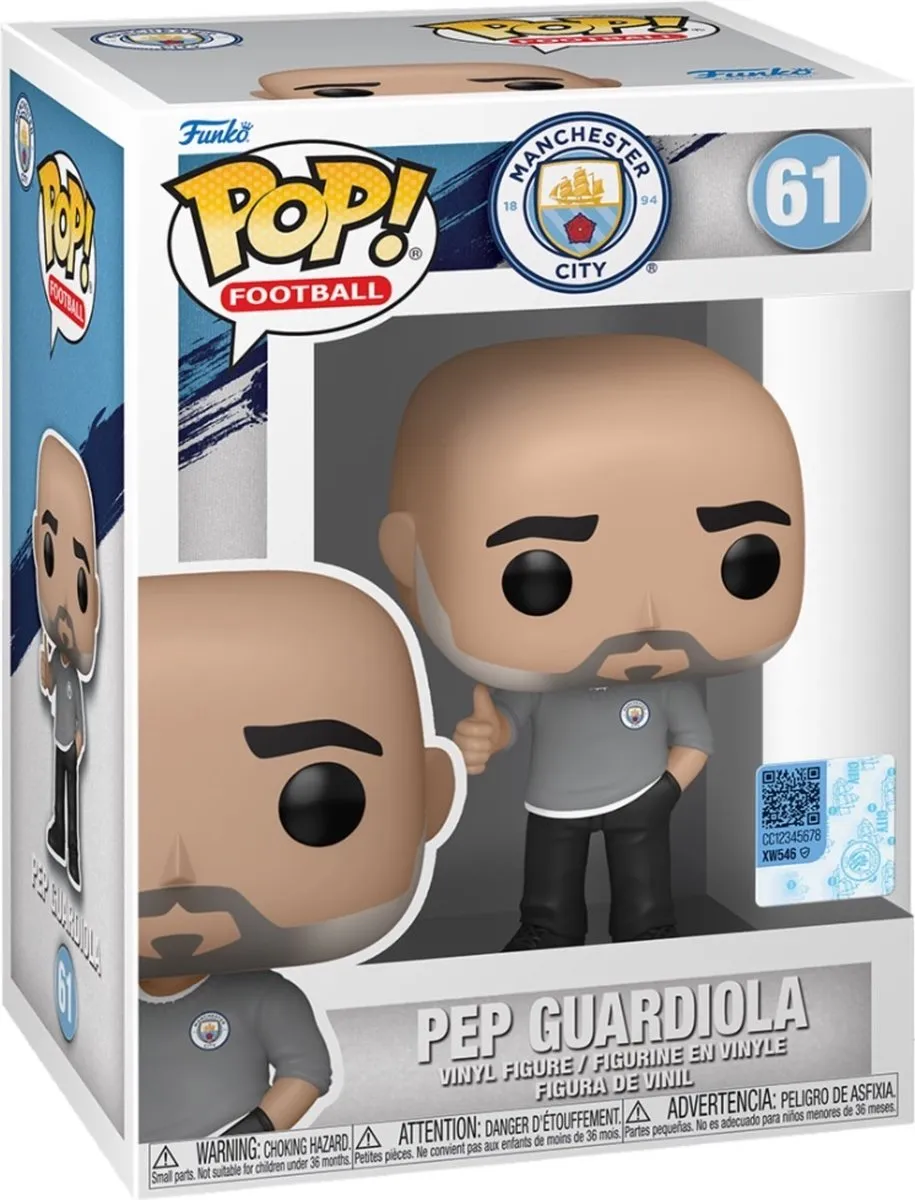 Funko Pop Football ManCity Pep Guardiola #61