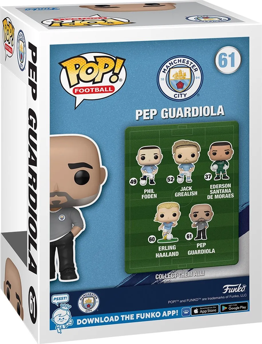 Funko Pop Football ManCity Pep Guardiola #61 - Multi