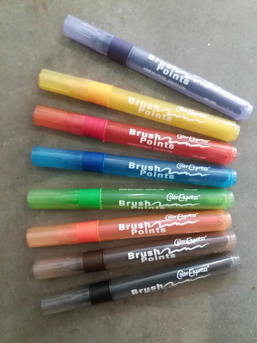 BRUYNZEEL Penseelpunters - 8 Stuks Multicolor