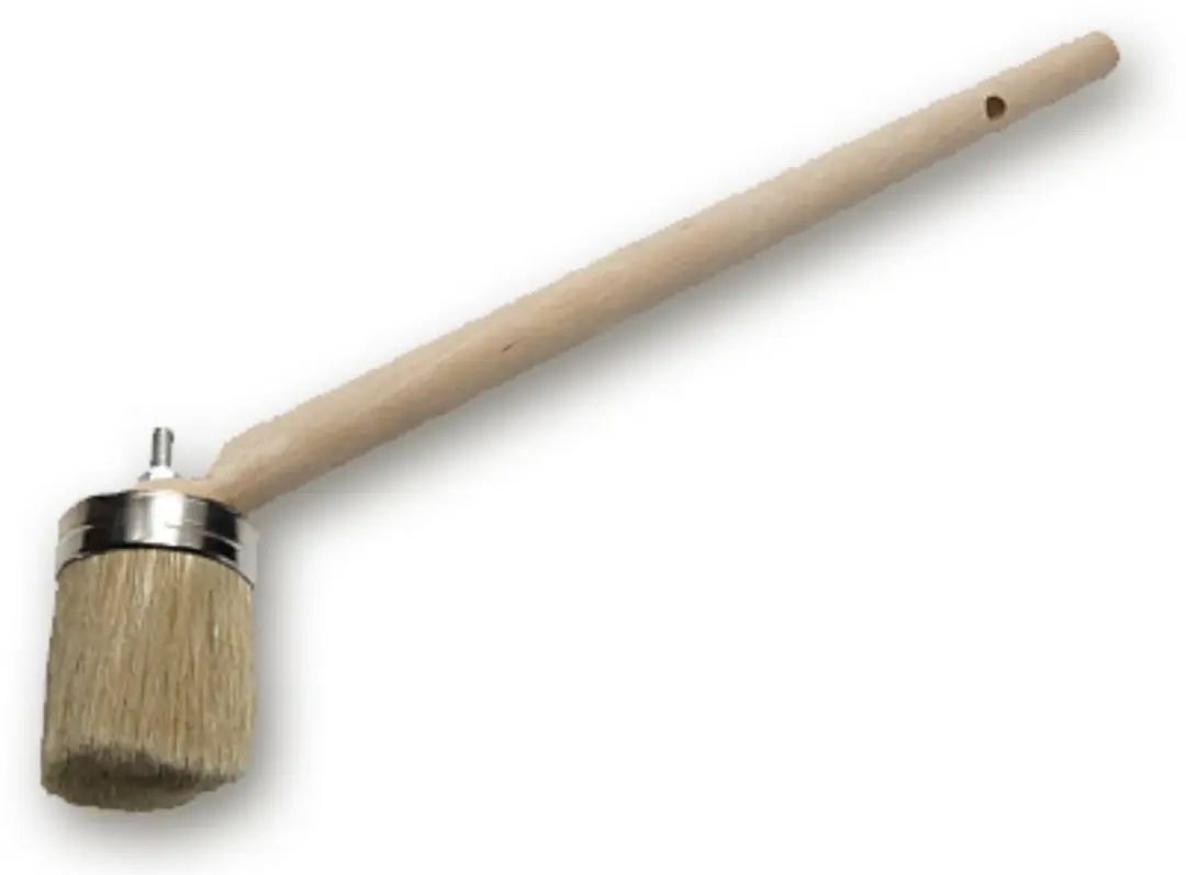 Bokkenpoot Hout 35mm - Verfkwast Wit - afbeelding 3 van 3