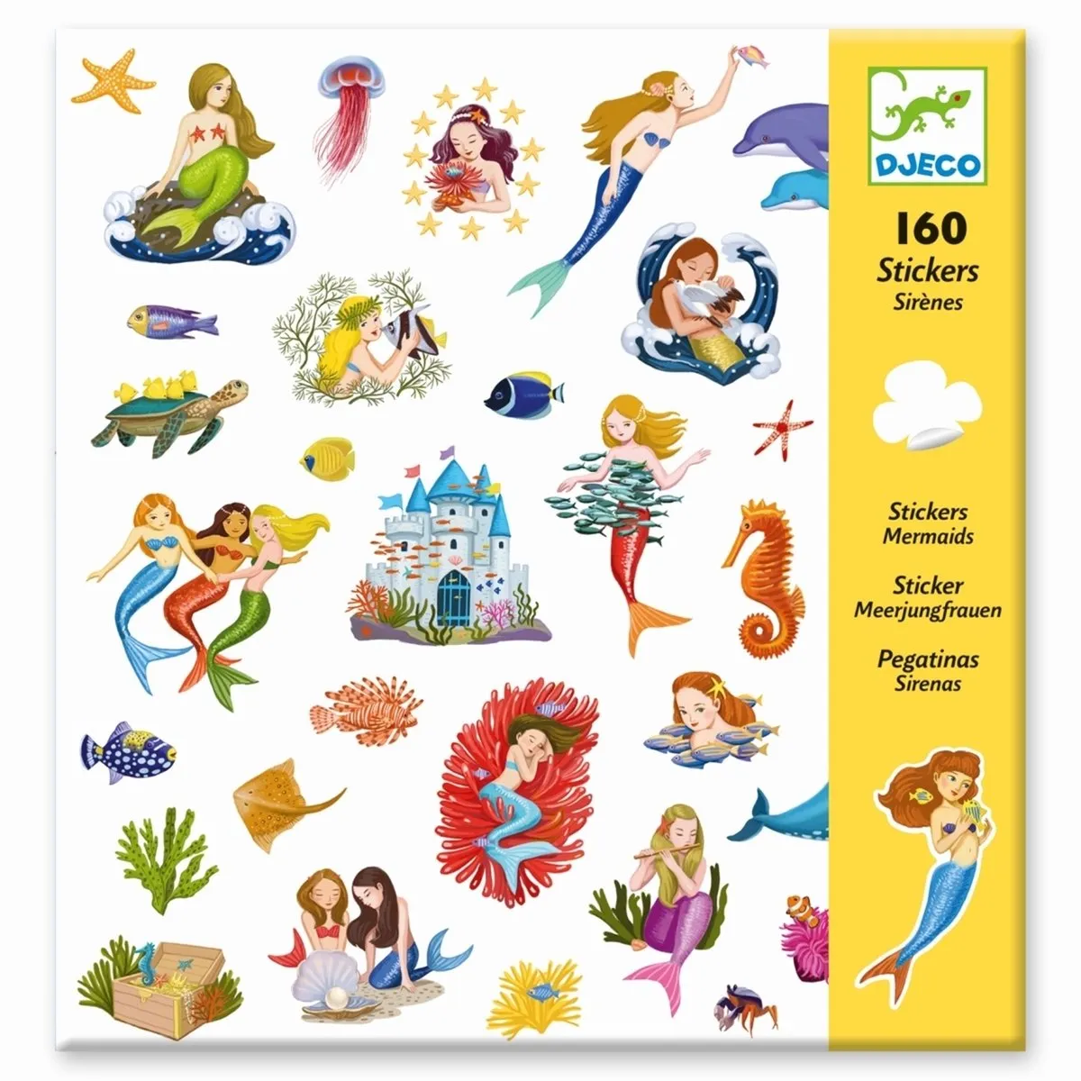 Djeco Zeemeerminnen Stickers